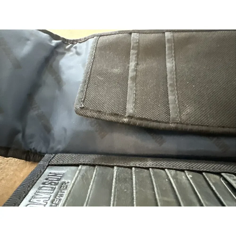 Harley Davidson Wallet With Strap Fold Over With Snap Closure.